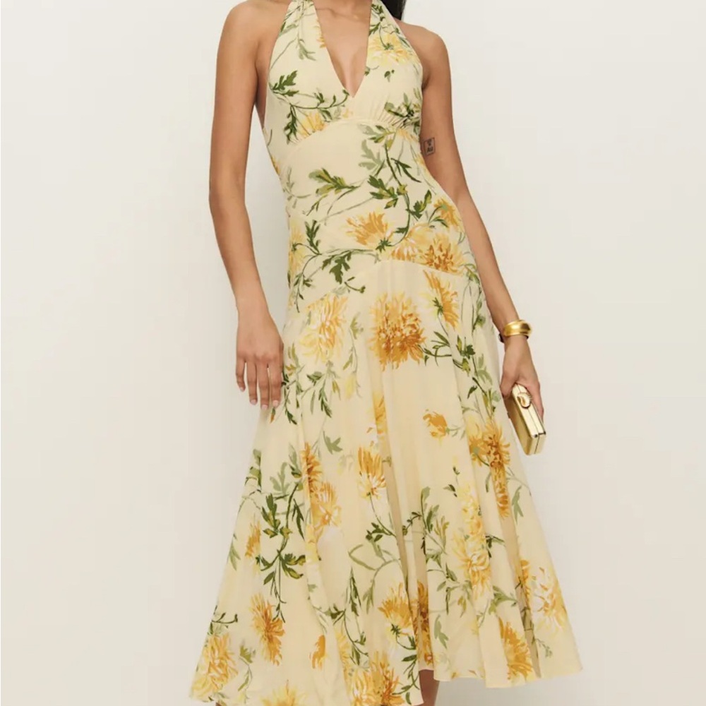 Reformation Briony Honeyglow Floral Maxi Dress